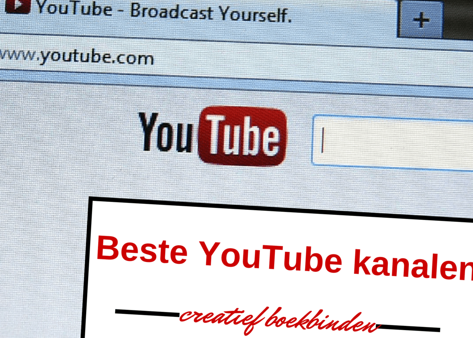 Beste YouTube kanalen over boekbinden