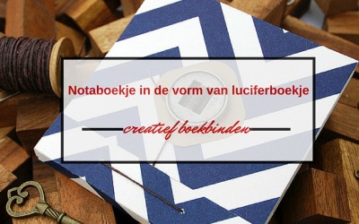 Notaboekje in de vorm van een luciferboekje