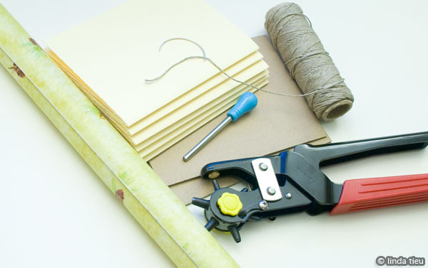 koptische binding - materialen
