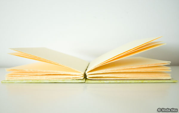 koptische binding - open mooi vlak