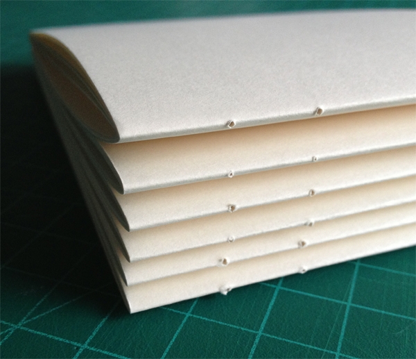 combinatie Koptische- Langsteek binding
