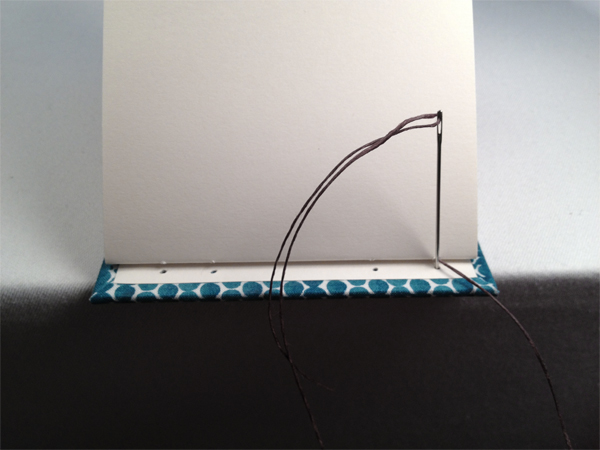 combinatie Koptische- Langsteek binding