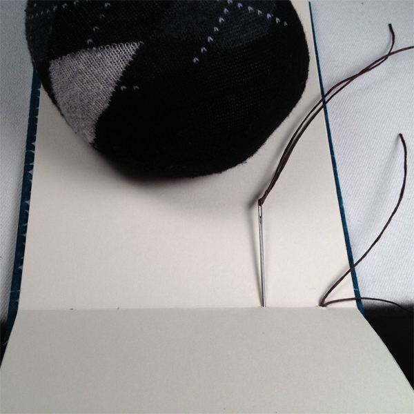 combinatie Koptische- Langsteek binding