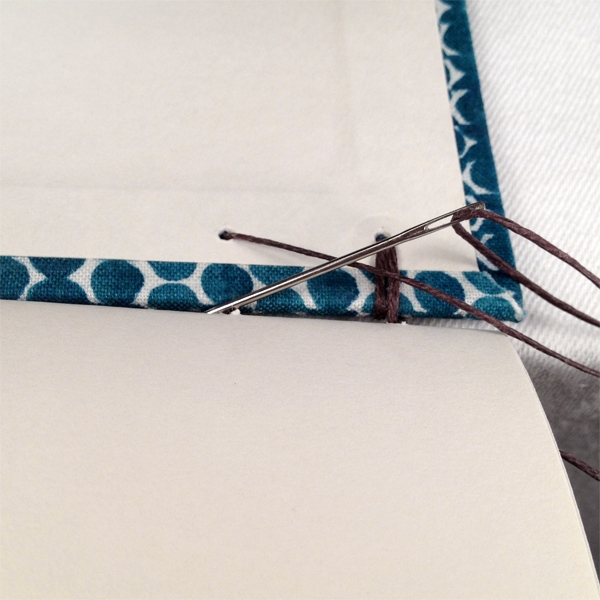 combinatie Koptische- Langsteek binding