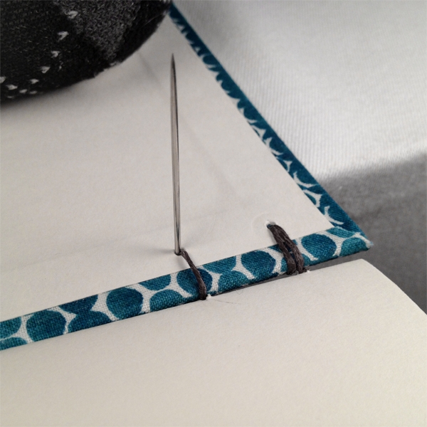 combinatie Koptische- Langsteek binding