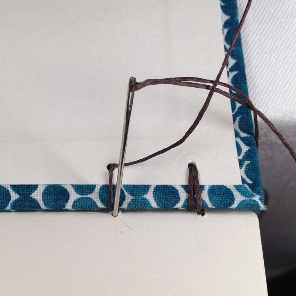 combinatie Koptische- Langsteek binding