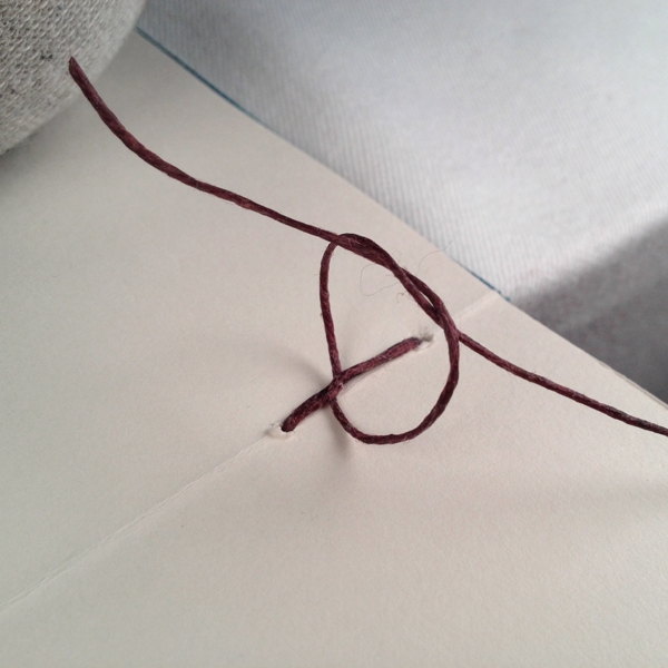 combinatie Koptische- Langsteek binding