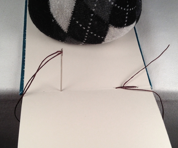combinatie Koptische- Langsteek binding