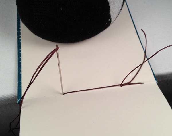 combinatie Koptische- Langsteek binding