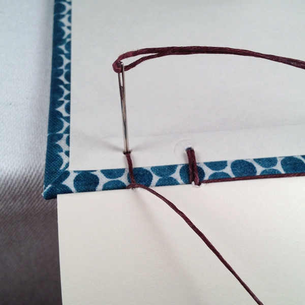 combinatie Koptische- Langsteek binding