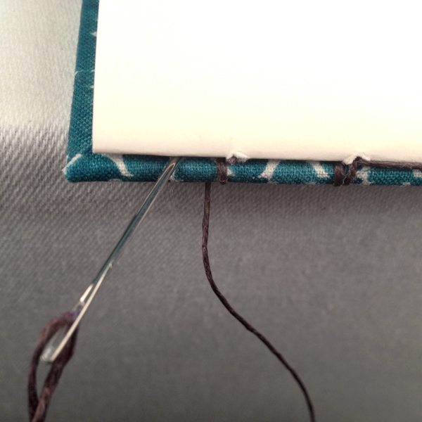 combinatie Koptische- Langsteek binding