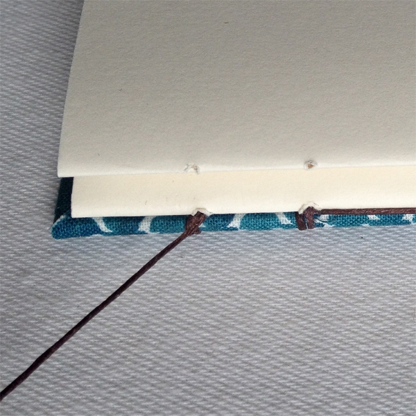 combinatie Koptische- Langsteek binding