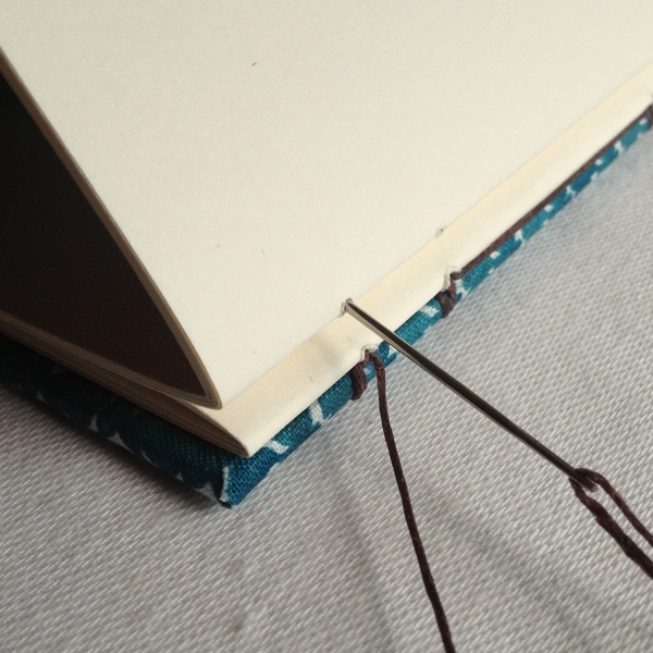 combinatie Koptische- Langsteek binding
