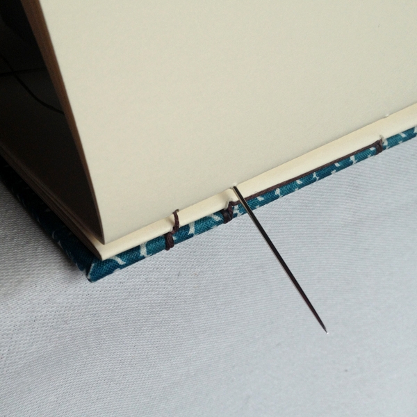 combinatie Koptische- Langsteek binding