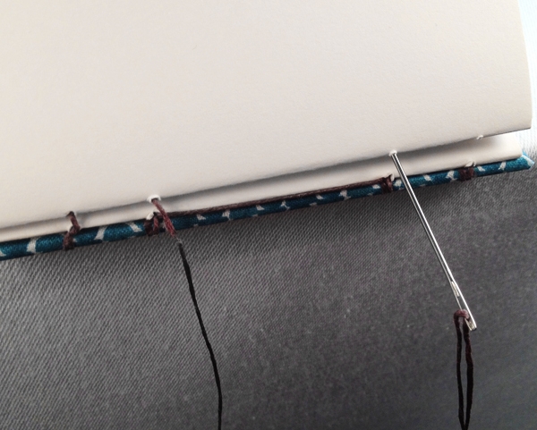combinatie Koptische- Langsteek binding