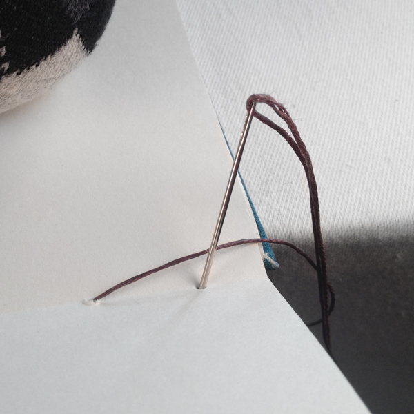 combinatie Koptische- Langsteek binding