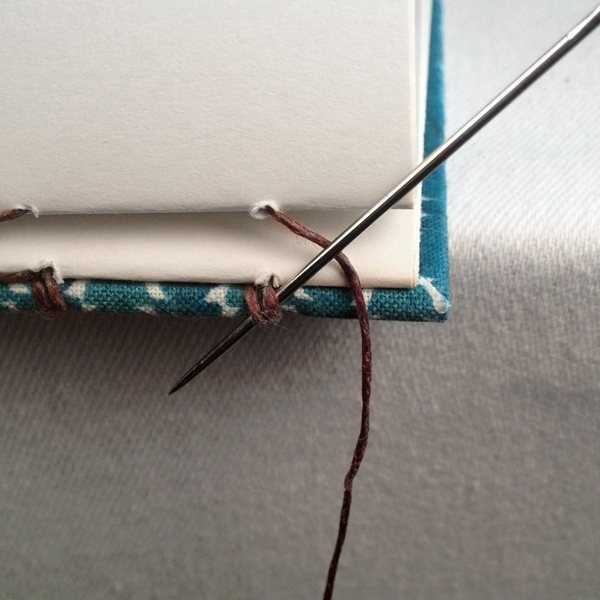 combinatie Koptische- Langsteek binding