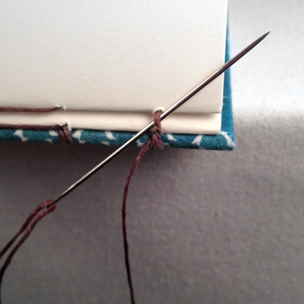 combinatie Koptische- Langsteek binding