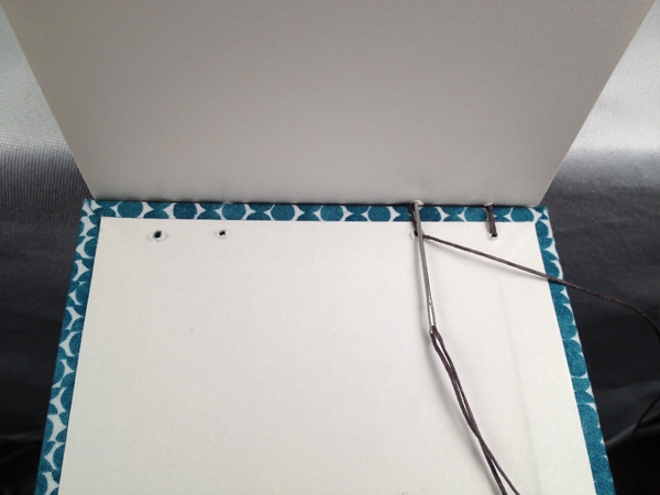 combinatie Koptische- Langsteek binding