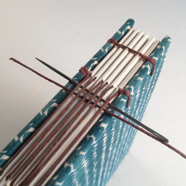 combinatie Koptische- Langsteek binding