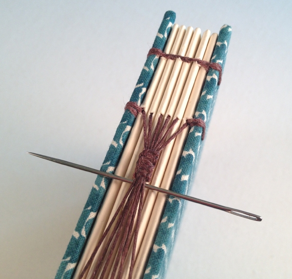 combinatie Koptische- Langsteek binding