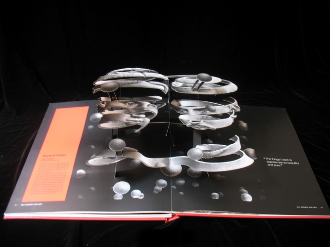 M.C. Escher - hoofden in 3D